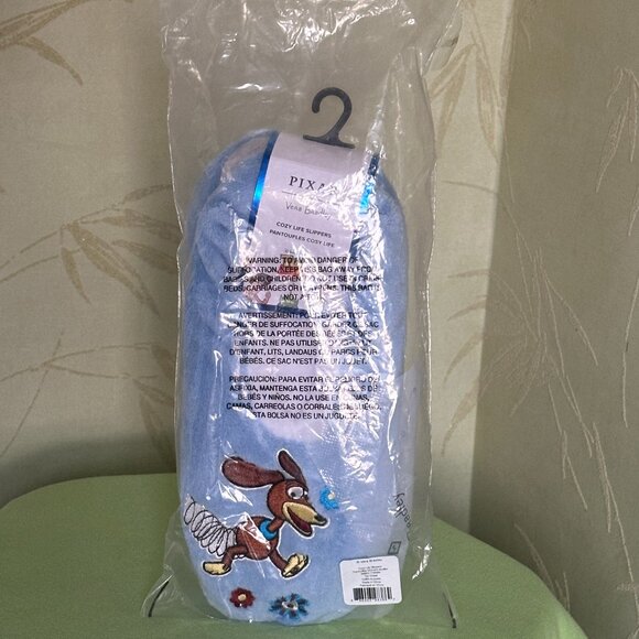 VERA BRADLEY DISNEY PIXAR COZY LIFE SLIPPERS:NWT TOY CHEST "SLINKY" - Picture 7 of 7